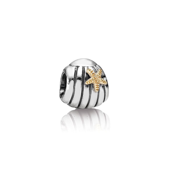Pandora Jewelry - PANDORA Sea Shell with 14k Gold Star Fish